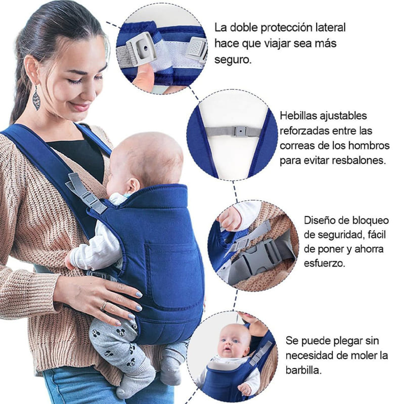 Porta Bébé Multifuncional - 6 En 1 - Kangourou 👶