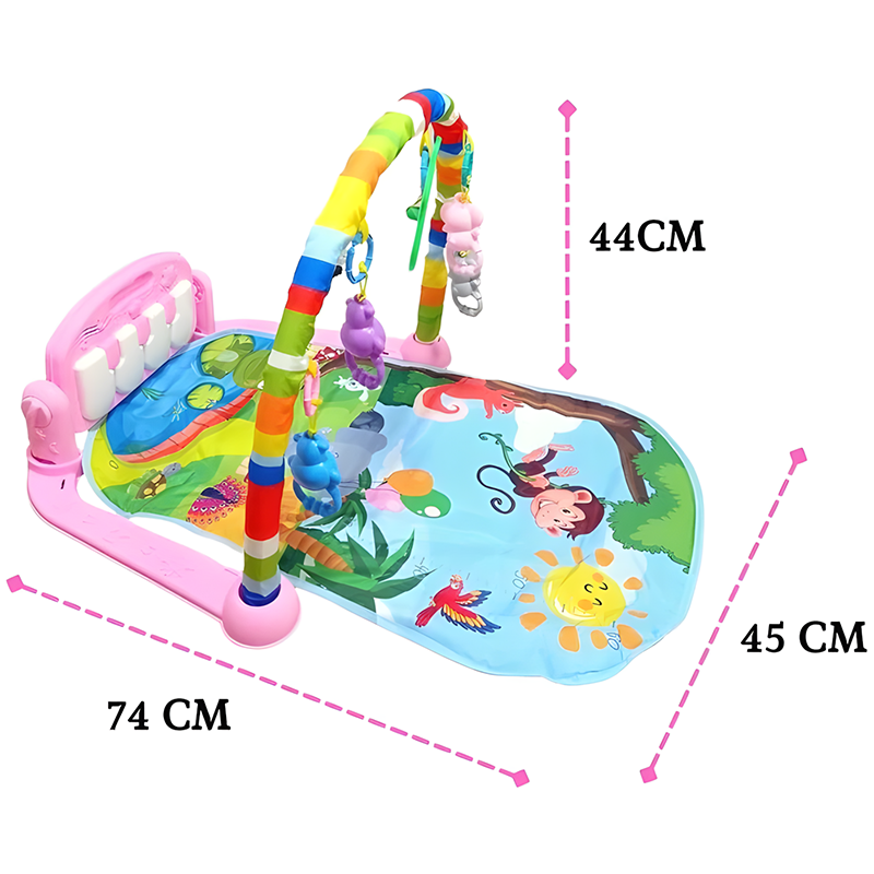 Gimnasio Musical para Bebés – Juego divertido que desarrolla su mente y calma su llanto