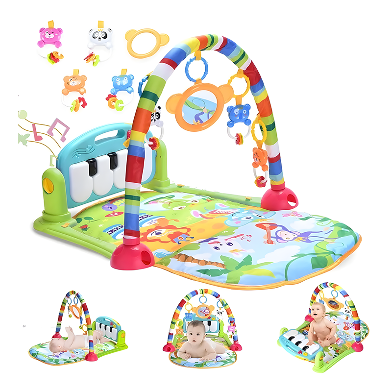 Gimnasio Musical para Bebés – Juego divertido que desarrolla su mente y calma su llanto