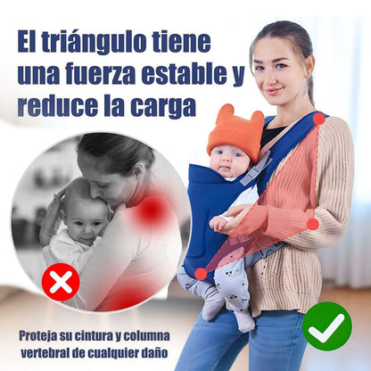 Porta Bébé Multifuncional - 6 En 1 - Kangourou 👶