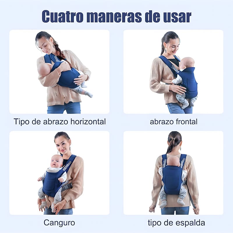 Porta Bébé Multifuncional - 6 En 1 - Kangourou 👶