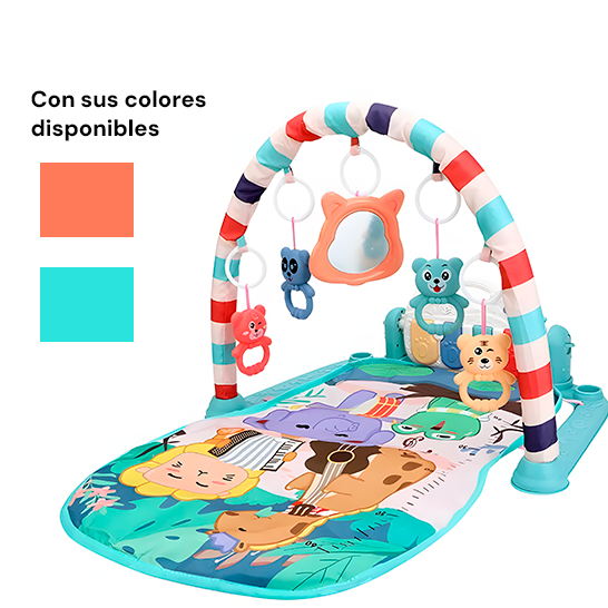 Alfombra Gimnasio para Bebé | Desarrollo sensorial y motor para tu bebe