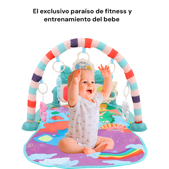 Alfombra Gimnasio para Bebé | Desarrollo sensorial y motor para tu bebe