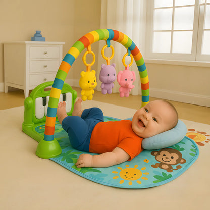 Gimnasio Musical para Bebés – Juego divertido que desarrolla su mente y calma su llanto